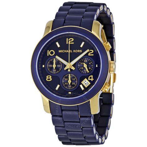 michael kors watch mk5316|Michael Kors Runway Navy Silicone Wrapped Ladies Watch .